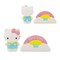 Sanrio Hello Kitty and Rainbow Ceramic Salt and Pepper Shaker Set